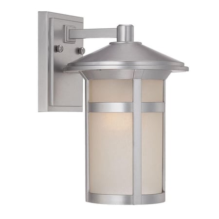 Estallar 12.13 x 8 x 9.25 in. Phoenix 1-Light Brushed Silver Wall Light ES3101885